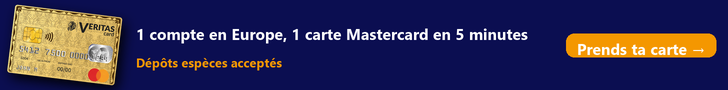 Carte prépayée Veritas Mastercard — publicité
